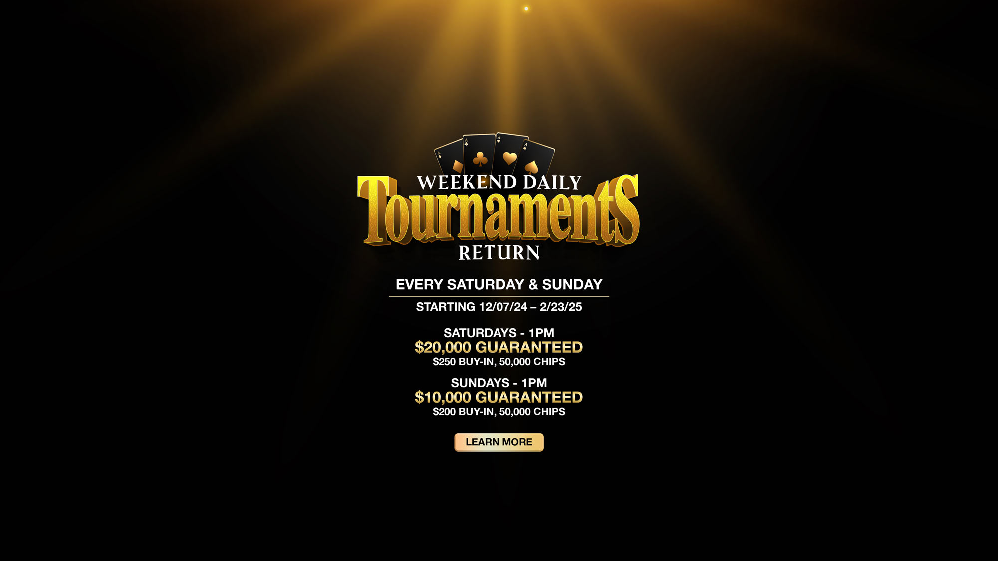 Weekend Daily Tournaments